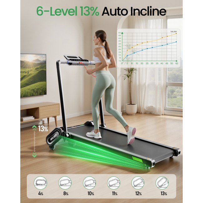 Бягаща фитнес пътека Akluer H1-B Folding Treadmill with Auto-incline