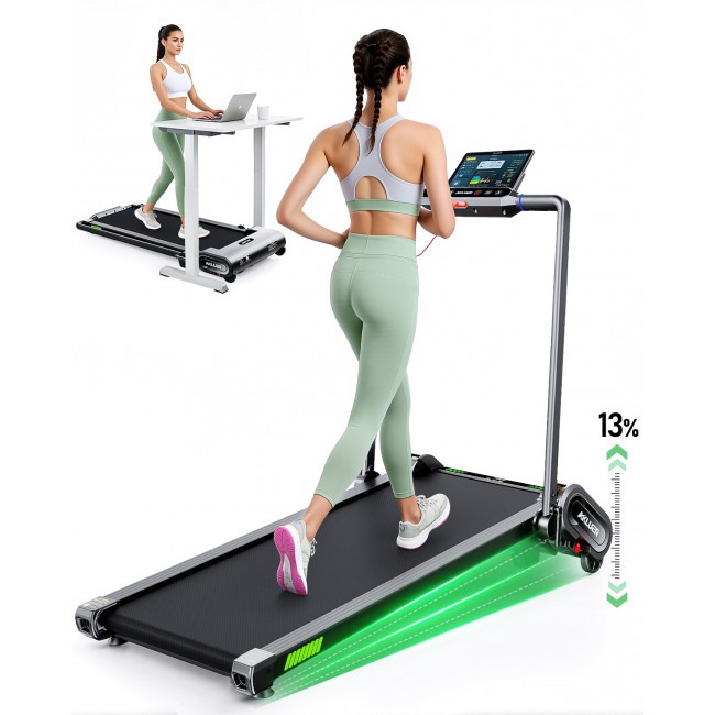Бягаща фитнес пътека Akluer H1-B Folding Treadmill with Auto-incline