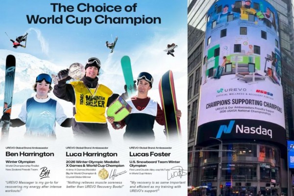 UREVO се появи на емблематичния екран на Nasdaq Tower на Times Square!