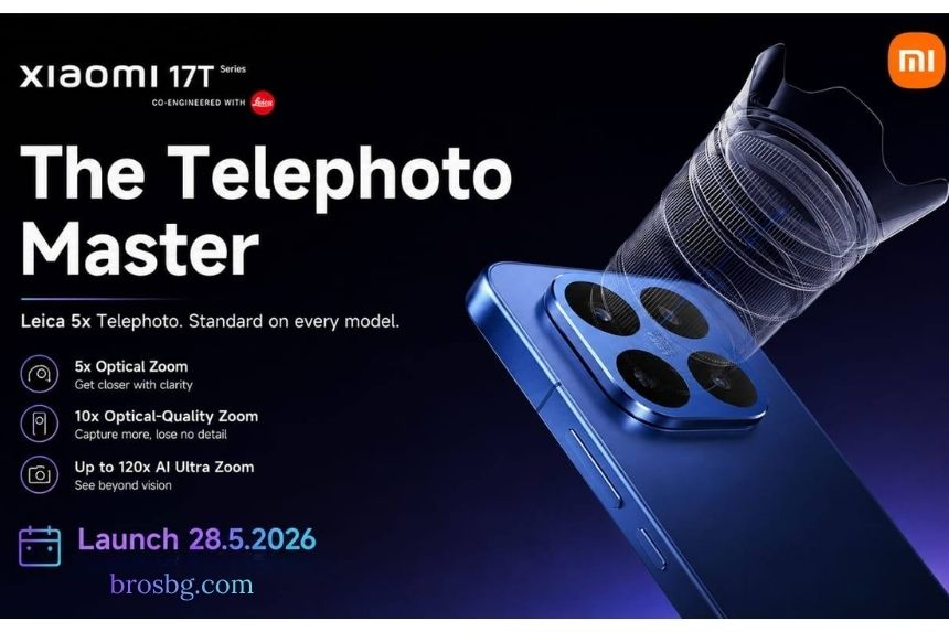 Xaiomi представи новата серия смартфони Xiaomi 17T и Xiaomi 17T Pro