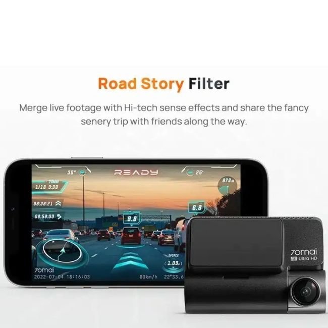 Видеорегистратор Xiaomi 70mai Dash Cam 4K A810S