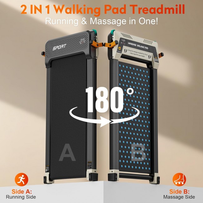 Бягаща пътека Akluer Dual-sided treadmill with massage function 520A-A