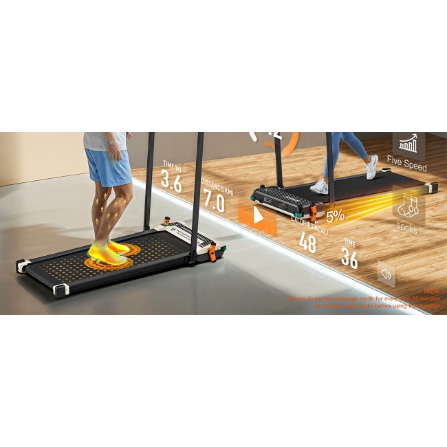 Akluer Dual-sided treadmill with massage function 520A-B