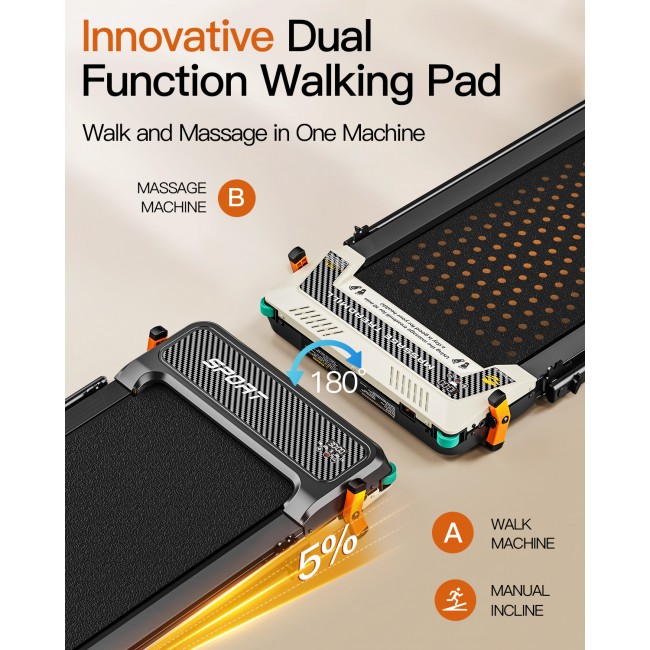 Akluer Dual-sided treadmill with massage function 520A-B