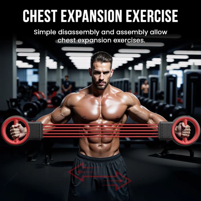 Тренажор за ръце Akluer 3-in-1 Adjustable Arm Trainer & Chest Expander