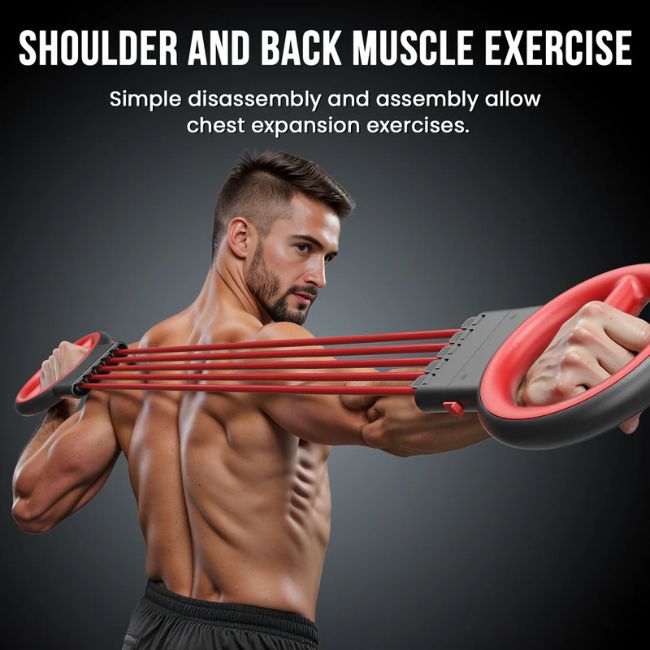 Тренажор за ръце Akluer 3-in-1 Adjustable Arm Trainer & Chest Expander