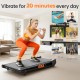 Бягаща фитнес пътека Akluer TM025 2in1 Walking Pad Treadmill with Vibration Plate