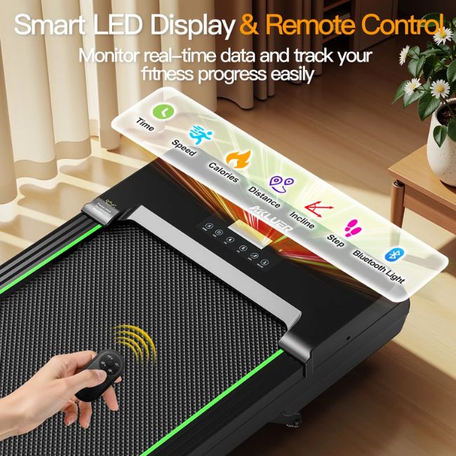 Бягаща фитнес пътека Akluer TW140L 12% Auto Incline Under Desk Treadmill
