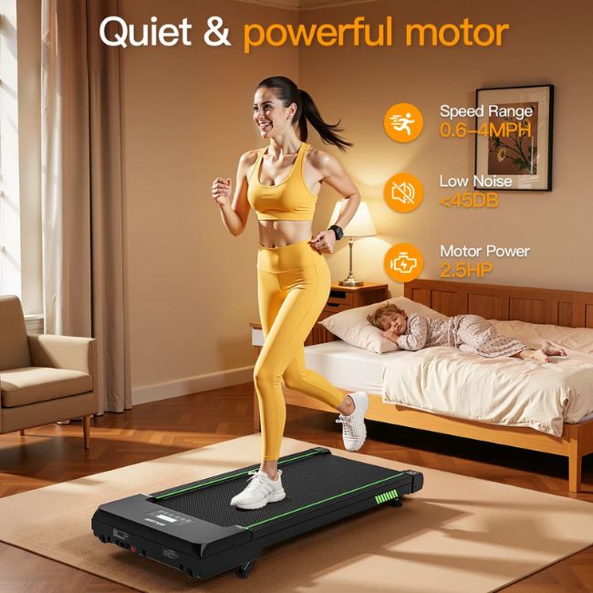 Бягаща фитнес пътека Akluer TW140L 12% Auto Incline Under Desk Treadmill