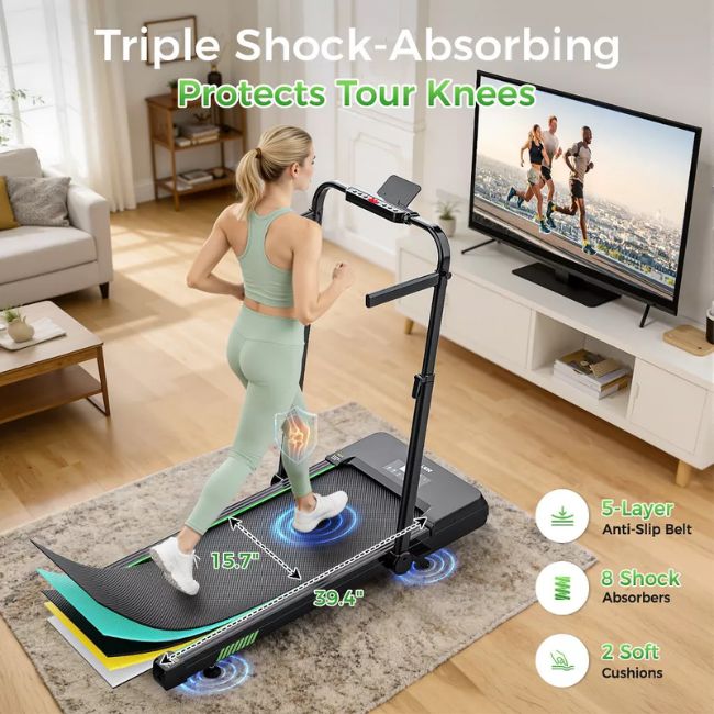 Бягаща фитнес пътека Akluer TW140X Bluetooth Treadmill With 12% Auto Incline