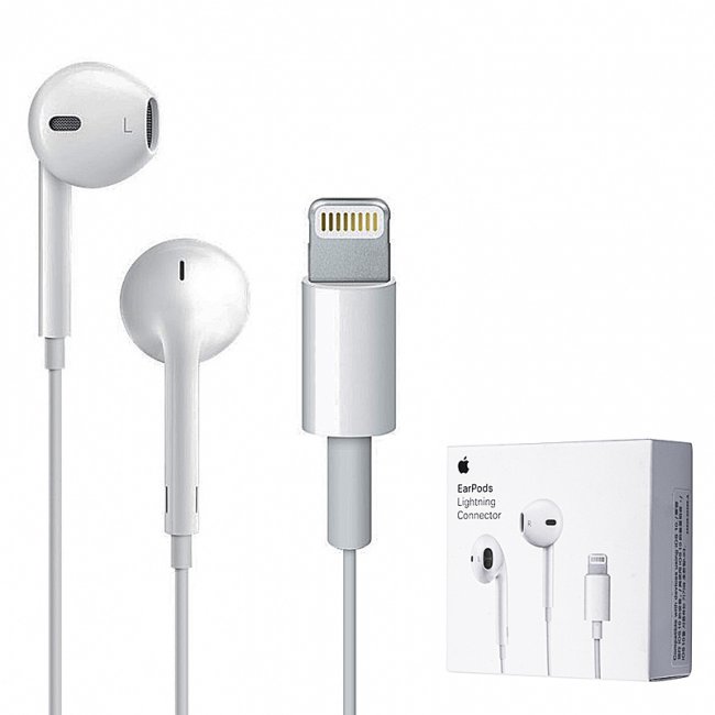Оригинални слушалки Apple EarPods with Lightning Connector MFHP4