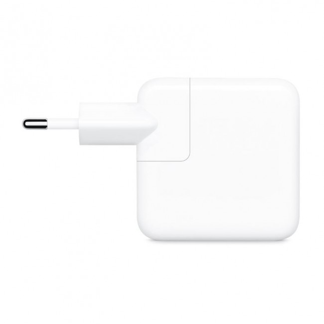 Зарядно устройство Apple 35W Dual USB-C Port Power Adapter MW2K3 - БЯЛ -- WHITE