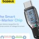 Кабел за бързо зареждане Baseus Cable Type-C - Type-C Pudding Series, 100W - ЧЕРЕН -- BLACK