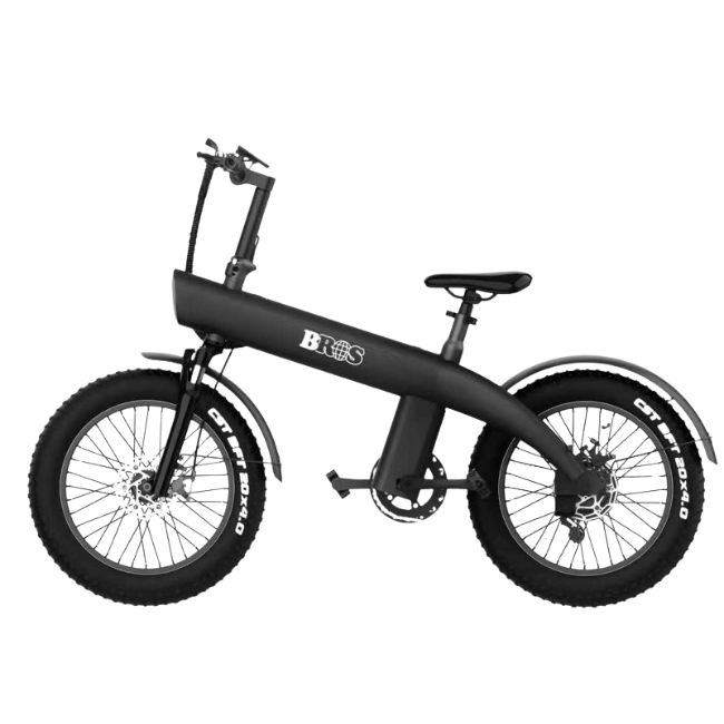Електрически велосипед Bros Sport Q3 Plus Electric Bike 20" - ЧЕРЕН -- BLACK