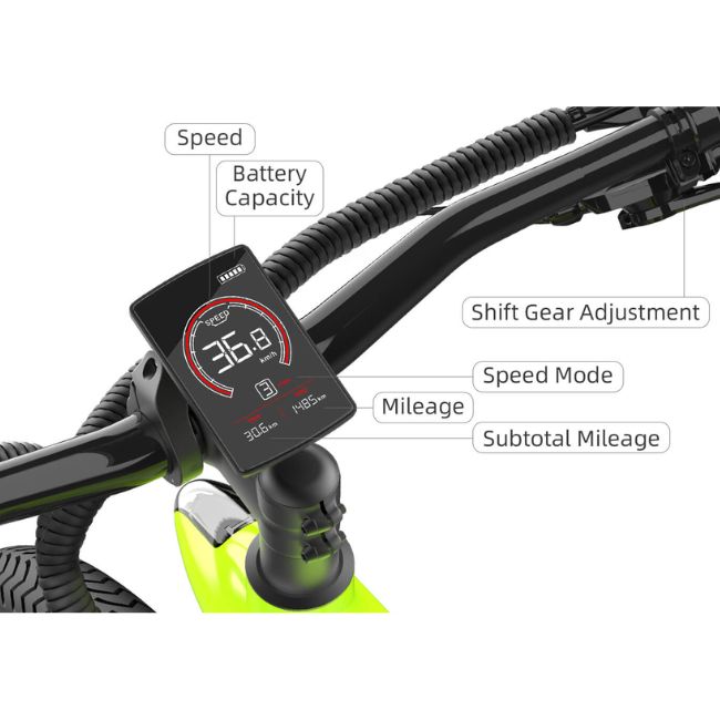 Електрически велосипед Bros Sport Q5 Electric Mountain Bike 27,5“ - СИН -- BLUE