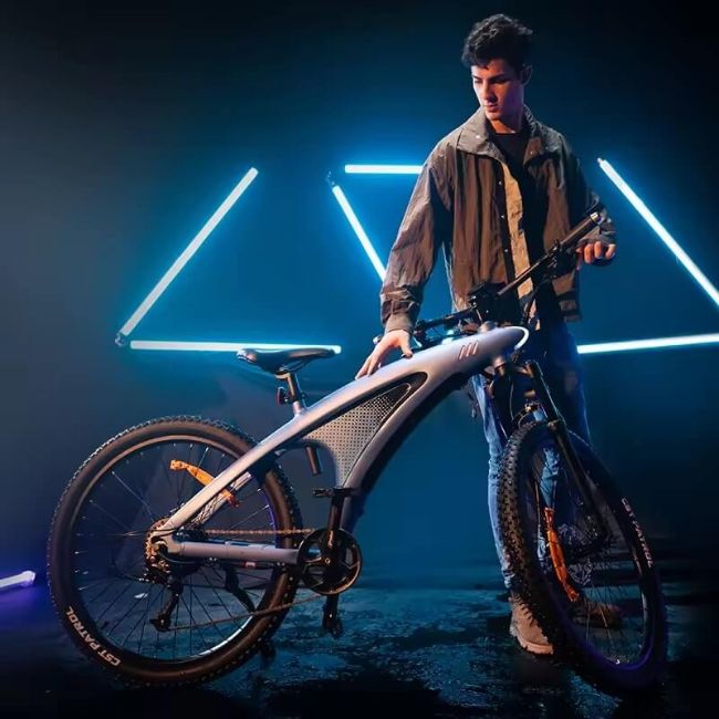 Електрически велосипед Bros Sport Q5 Electric Mountain Bike 27,5“ - СИВ -- GREY