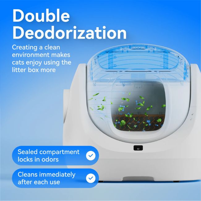 Самопочистваща котешка тоалетна Catlink Baymax Lite Litter Box - СИВ -- GRAY