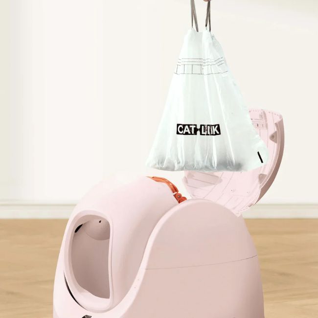 Самопочистваща котешка тоалетна Catlink Baymax Sakura - РОЗОВ -- PINK