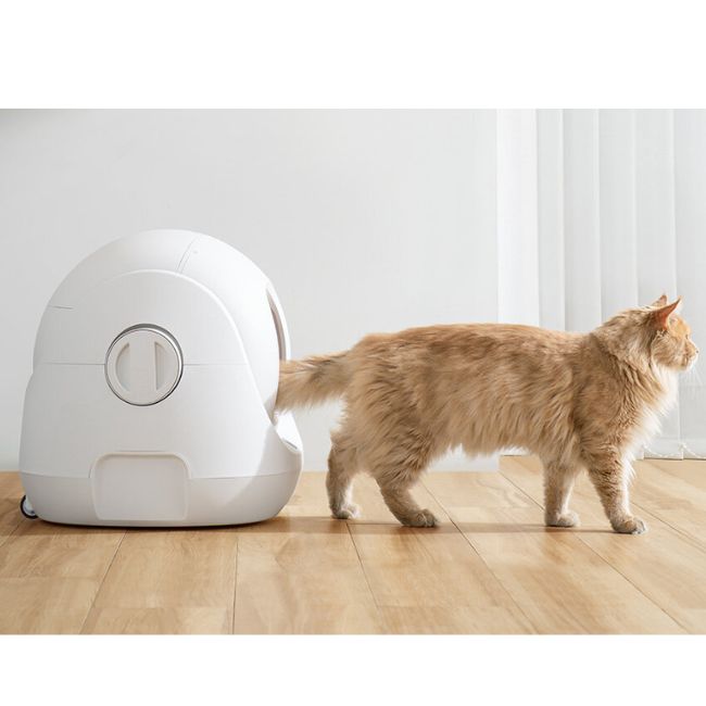 Самопочистваща котешка тоалетна Catlink Baymax - БЯЛ -- WHITE