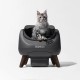 Самопочистваща котешка тоалетна Catlink Open X Cat Litter Box - СИВ -- GRAY