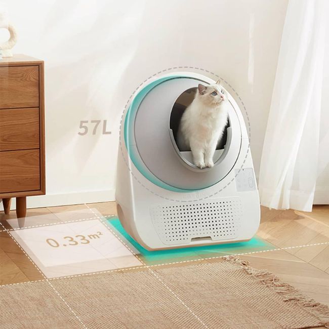 Самопочистваща котешка тоалетна Catlink Pro X Luxury Litter Box - БЯЛ -- WHITE