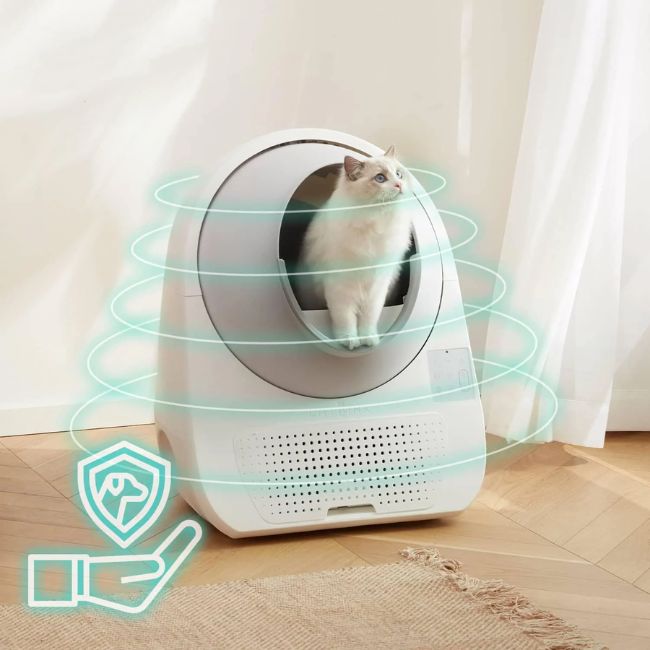 Самопочистваща котешка тоалетна Catlink Pro X Luxury Litter Box - БЯЛ -- WHITE