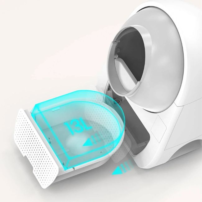 Самопочистваща котешка тоалетна Catlink Pro X Luxury Litter Box - БЯЛ -- WHITE