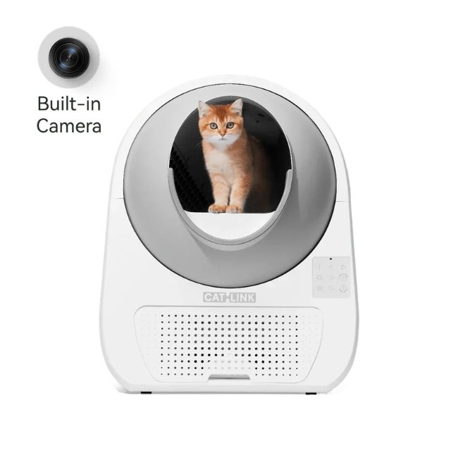 Самопочистваща котешка тоалетна Catlink Pro X Ultra Litter Box - БЯЛ -- WHITE