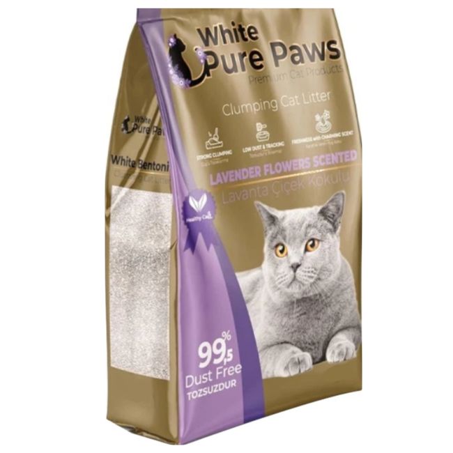 Пълнител за котешка тоалетна Pure Paws Lavender Sand 5L
