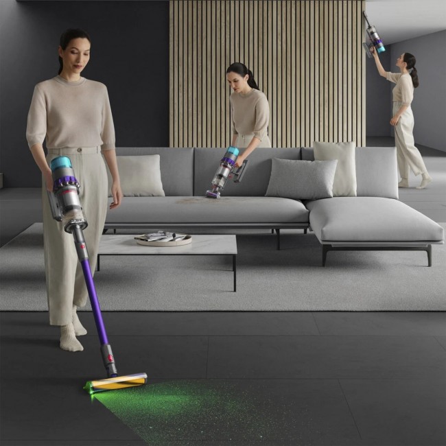 Вертикална прахосмукачка Dyson Gen5 Detect Absolute - Nickel/Violet (SV23) (446989-01)