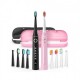 Комплект електрически четки за зъби FairyWill Sonic toothbrush FW-507 - ЧЕРЕН/РОЗОВ -- BLACK/PINK