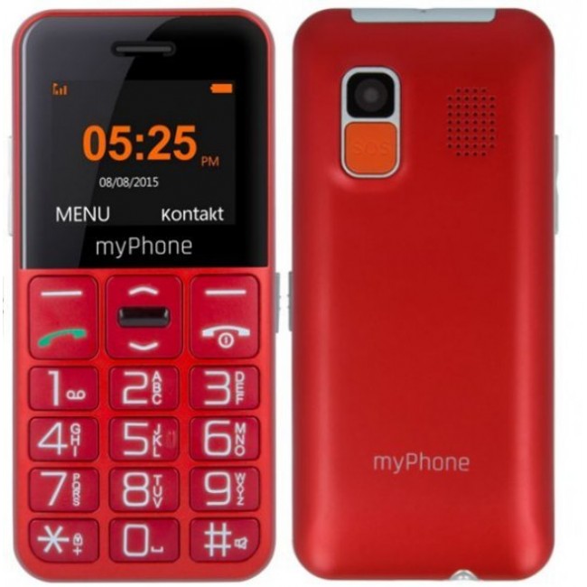GSM myPhone HALO EASY - ЧЕРВЕН -- RED