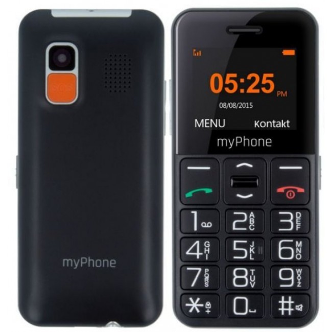 GSM myPhone HALO EASY - ЧЕРЕН -- BLACK
