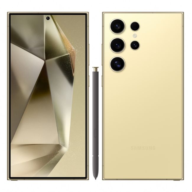 Смартфон Samsung Galaxy S24 Ultra 5G S928 5G 256GB 12GB RAM - ЖЪЛТ -- Titanium Yellow