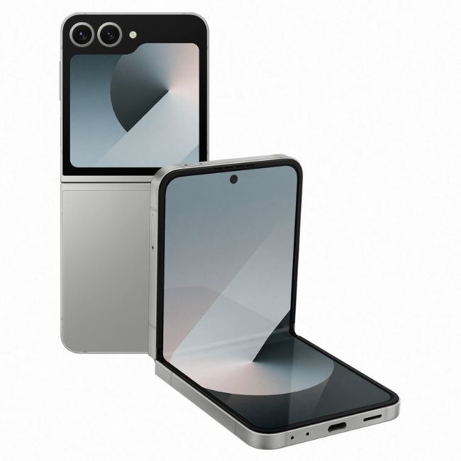 Смартфон Samsung Galaxy Z Flip6 F741 256GB 12GB RAM - СИВ -- SILVER SHADOW