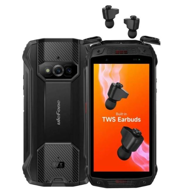 Смартфон ULEFONE Armor 15 128GB 6GB RAM - ЧЕРЕН -- BLACK