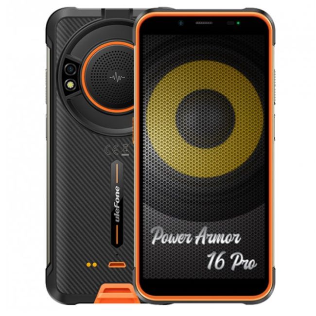Смартфон ULEFONE Power Armor 16 Pro  64GB 4GB RAM - ОРАНЖЕВ -- ORANGE