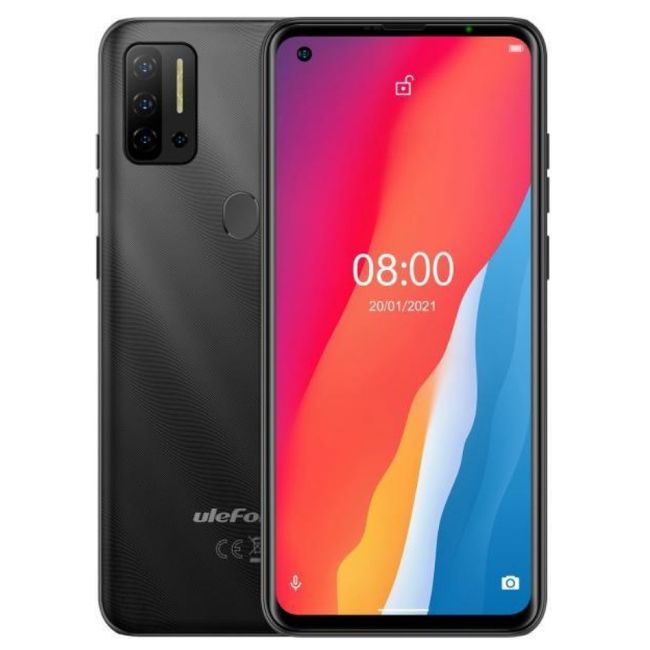 Смартфон ULEFONE Note 11P 128GB 8GB RAM - ЧЕРЕН -- BLACK