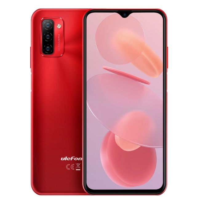 Смартфон ULEFONE Note 12P 64GB 6GB RAM - ЧЕРВЕН -- RED