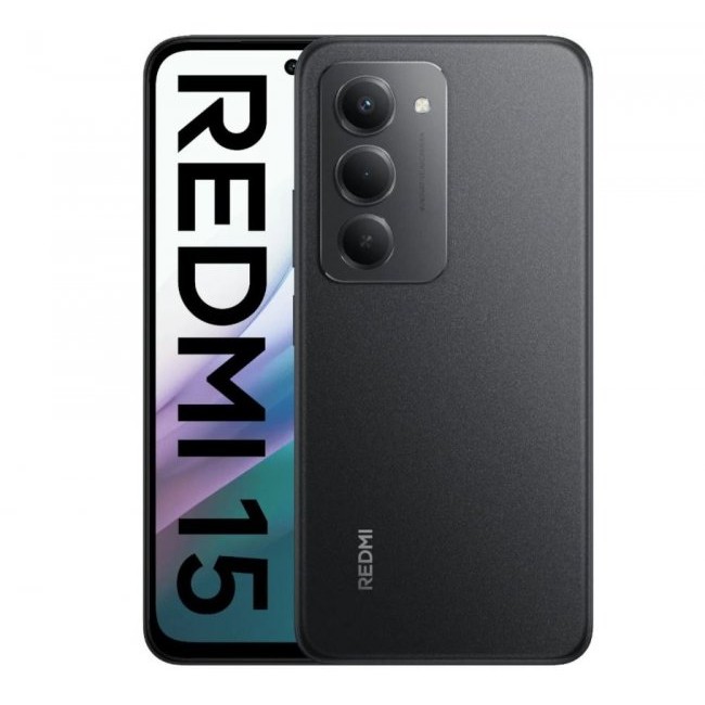 Смартфон Xiaomi Redmi 15 4G 256GB 8GB RAM - ЧЕРЕН -- BLACK
