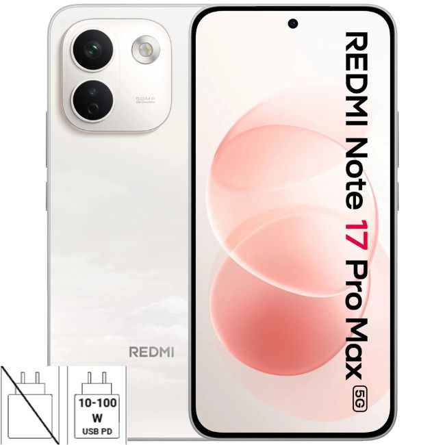 Смартфон Xiaomi Redmi Note 17 Pro Max 5G 512GB 8GB RAM - БЯЛ -- CLOUD BLUSH