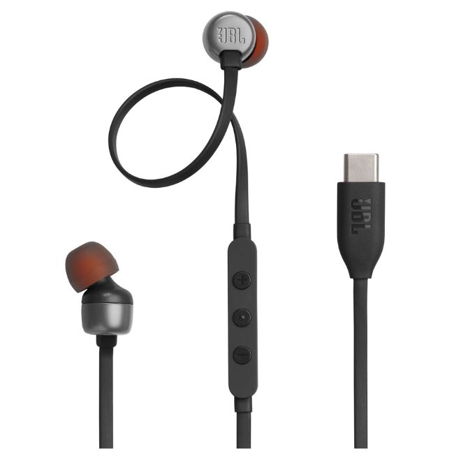 Слушалки JBL Tune 310C USB-C  Wired in-Ear Heaphones - ЧЕРЕН -- BLACK