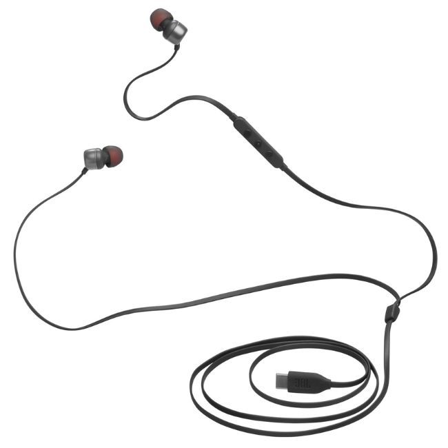 Слушалки JBL Tune 310C USB-C  Wired in-Ear Heaphones - ЧЕРЕН -- BLACK