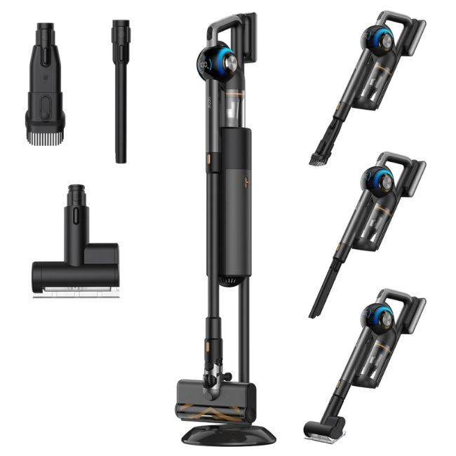 Вертикална прахосмукачка JIGOO V700 Cordless Vacuum Cleaner Station