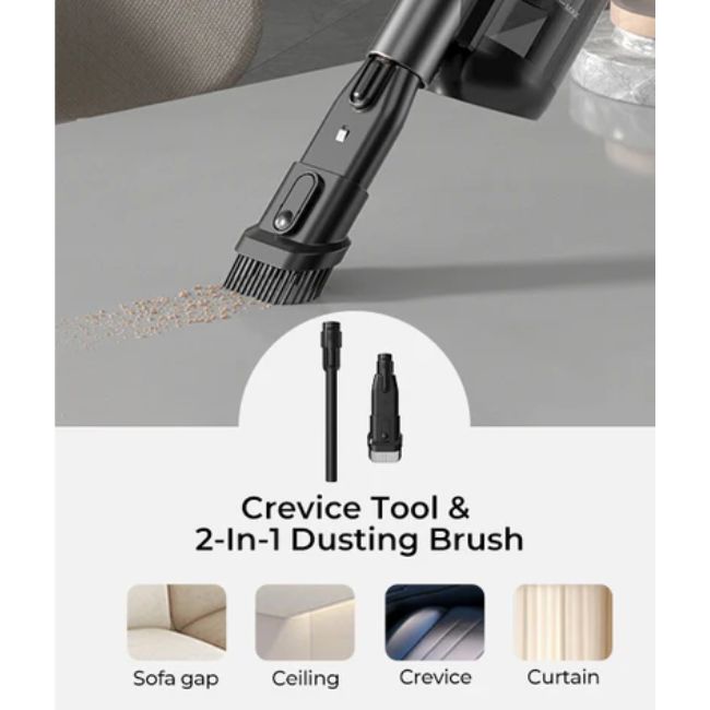 Вертикална прахосмукачка JIGOO V700 Cordless Vacuum Cleaner Station