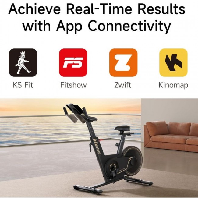 Велоергометър Kingsmith PB08S Spinning bike - ЧЕРЕН -- BLACK