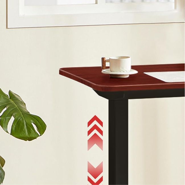 Офис бюро Kingsmith D3/ETD3A Electric Standing Desk 120см + Черна стойка ETD3A - Jujube Red