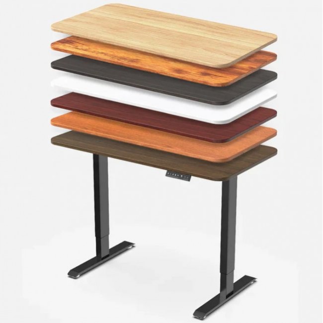 Офис бюро Kingsmith D3/ETD3A Electric Standing Desk 120см + Черна стойка ETD3A - Jujube Red