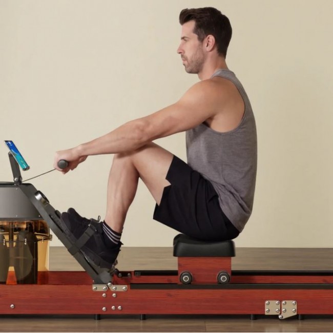 Сгъваем гребен тренажор KingSmith Rowing Machine WM10 PRO - ЦВЯТ ДЪБ -- RED OAK