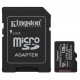 Карта памет Kingston MicroSD Card Canvas Select Plus 128GB Class 10  Adapter